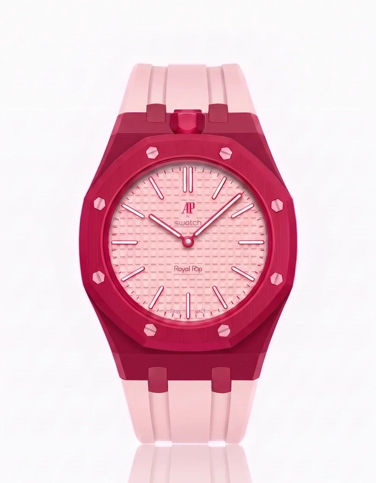 Silicone Strap & Case Royal Pop Otto Rosso(Customize Colors)