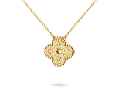 [Rani Jewelry]CLOVER 15MM SINGLE FLOWER NECKLACE COLLECTION