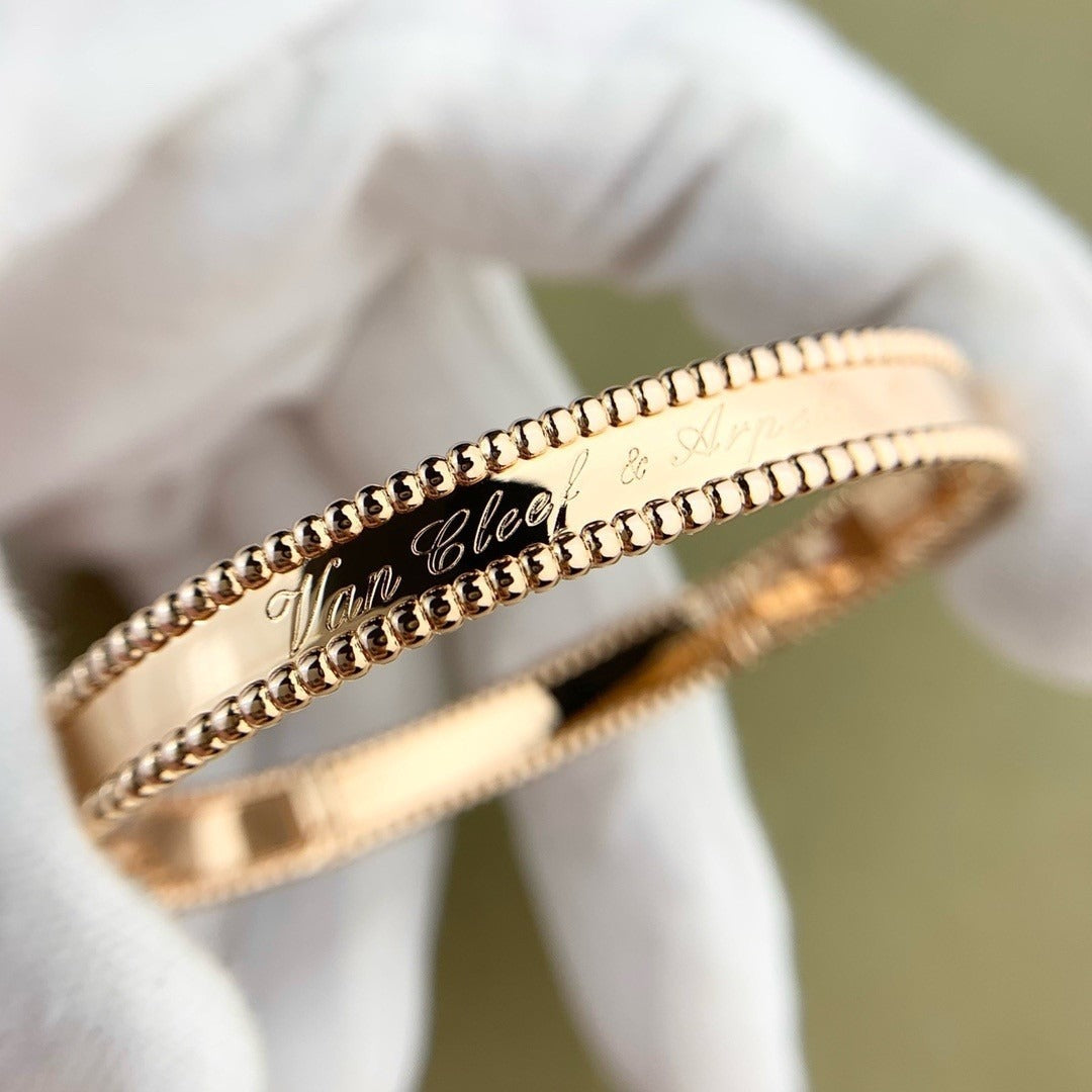 [Rani Jewelry]CLOVER PERLEE BRACELET SIGNATURE ENGRAVING SERIES