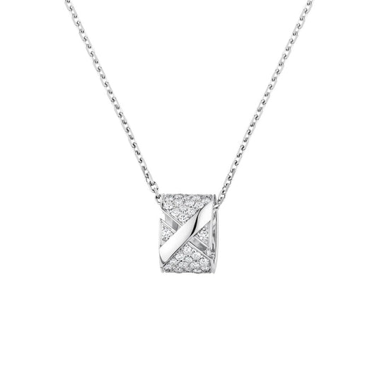[Rani Jewelry]LIENS EVIDENCE DIAMOND PAVED NECKLACE