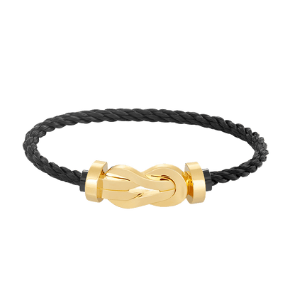 [Rani Jewelry]CHANCE LARGE 8 FIGURE BUCKLE NO DIAMOND BRACELET GOLD