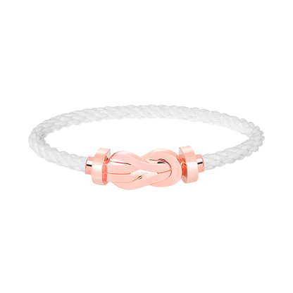 [Rani Jewelry]CHANCE LARGE 8 FIGURE BUCKLE NO DIAMOND BRACELET ROSE GOLD
