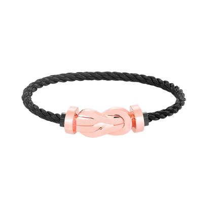 [Rani Jewelry]CHANCE LARGE 8 FIGURE BUCKLE NO DIAMOND BRACELET ROSE GOLD
