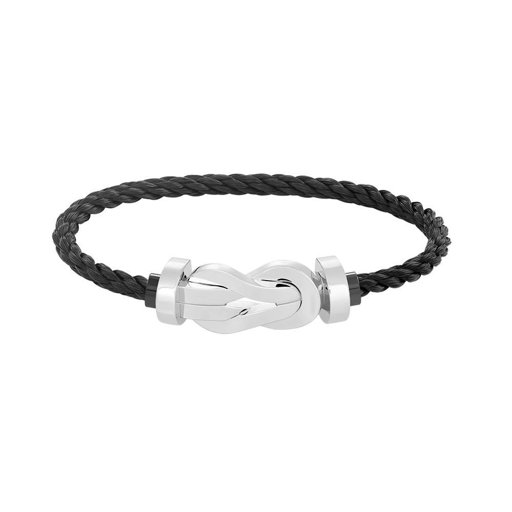 [Rani Jewelry]CHANCE LARGE 8 FIGURE BUCKLE NO DIAMOND BRACELET SILVER