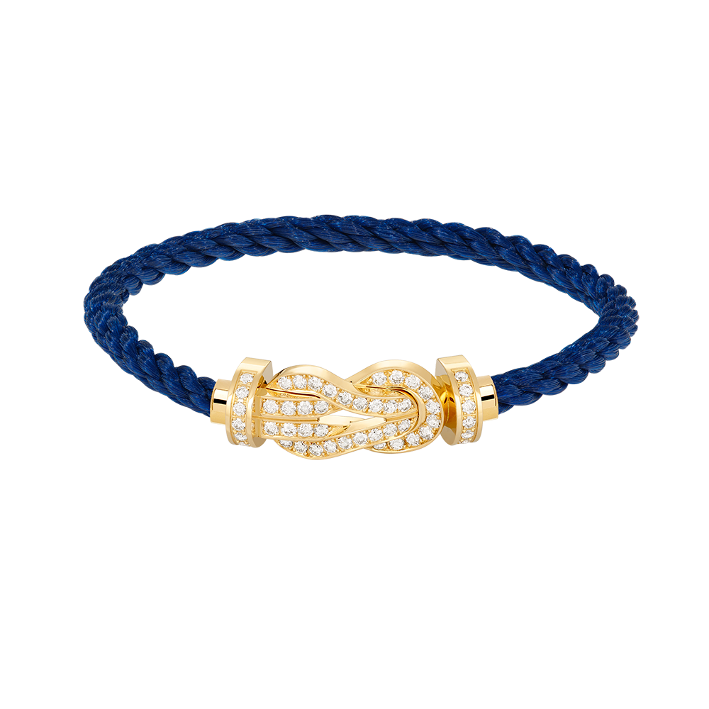 [Rani Jewelry]CHANCE LARGE 8 FIGURE BUCKLE FULLDIAMOND BRACELET GOLD