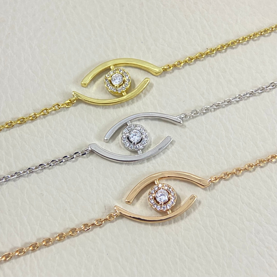 [Rani Jewelry]Lucky Eye Pave-Set Diamond Bracelet