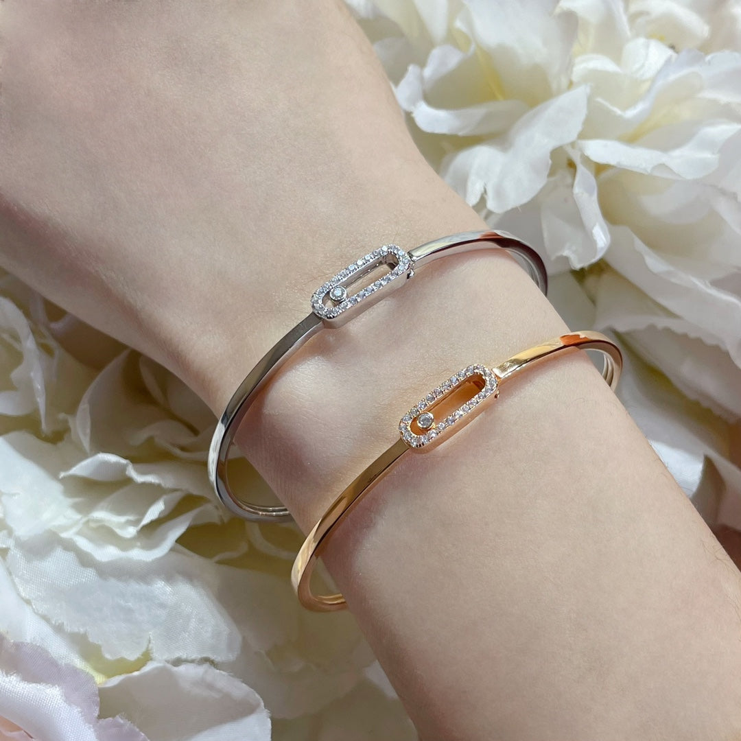 [Rani Jewelry]Move Uno pavé flex bangle medium