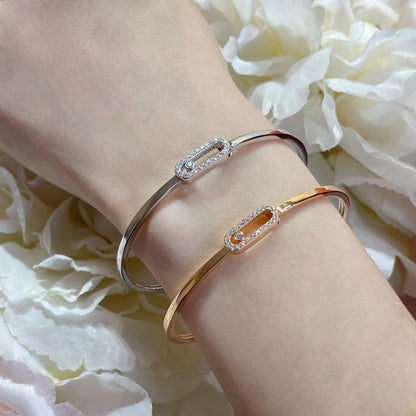 [Rani Jewelry]Move Uno pavé flex bangle medium