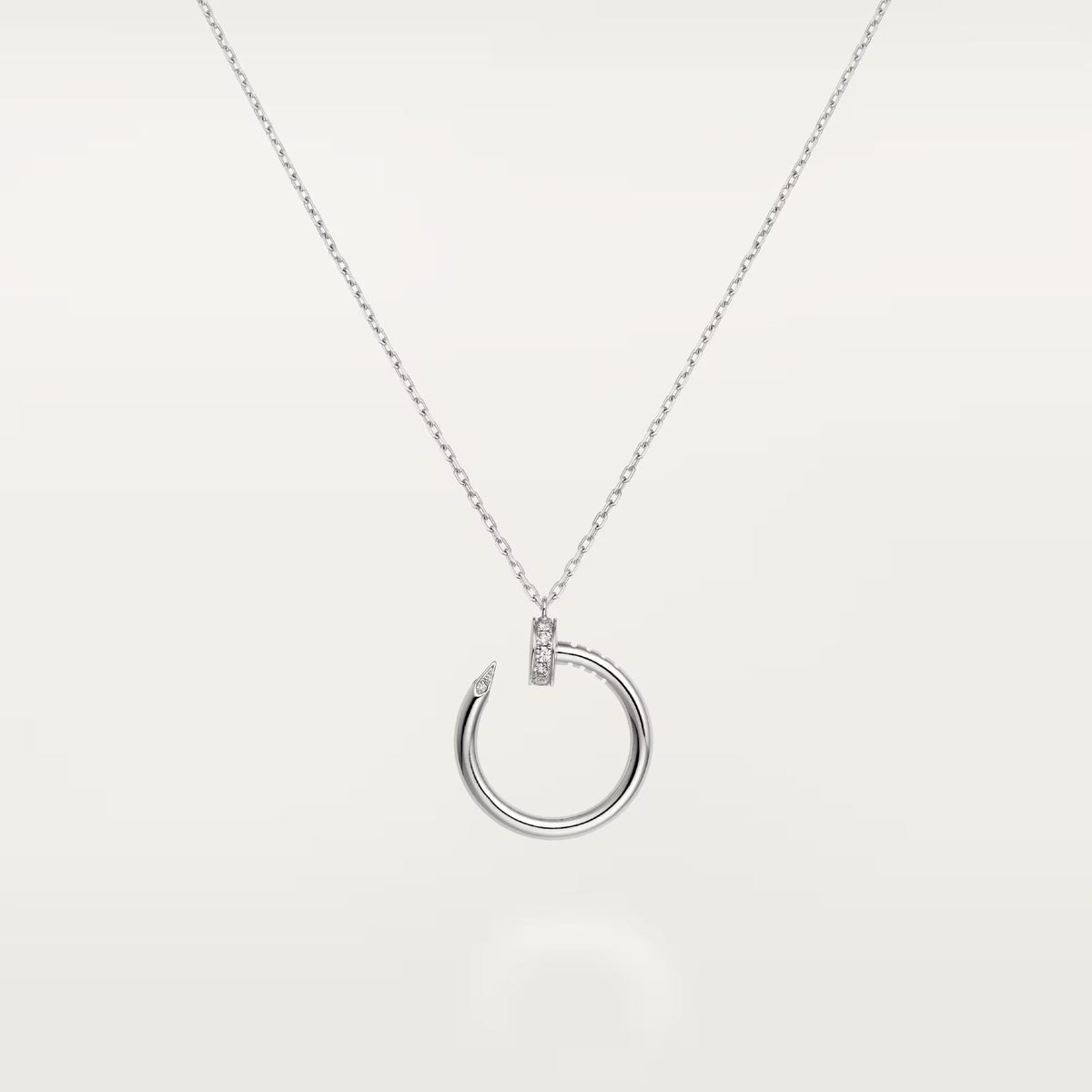 [Rani Jewelry] JUSTE NECKLACE HALF DIAMOND