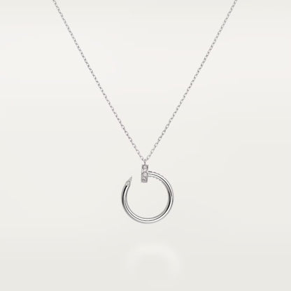 [Rani Jewelry] JUSTE NECKLACE HALF DIAMOND