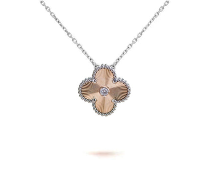 [Rani Jewelry]CLOVER 15MM NECKLACE SILVER COLLECTION