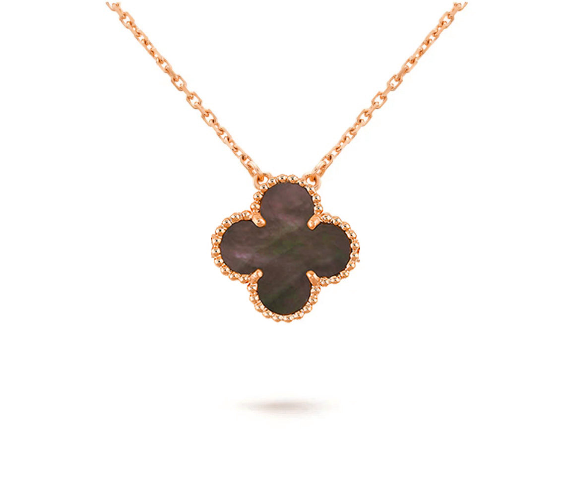 [Rani Jewelry]CLOVER 15MM SINGLE FLOWER NECKLACE COLLECTION