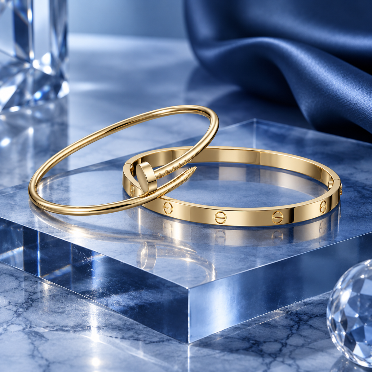 [Rani Jewelry] LOVE & JUSTE Classic Bracelet Stack Set
