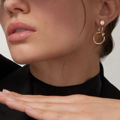 [Rani Jewelry] JUSTE NO DIAMOND DOUBLE EARRINGS