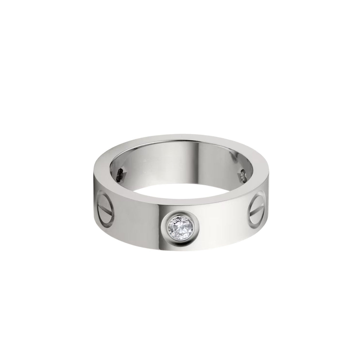 [Rani Jewelry] LOVE 5.5MM 3 DIAMOND RING