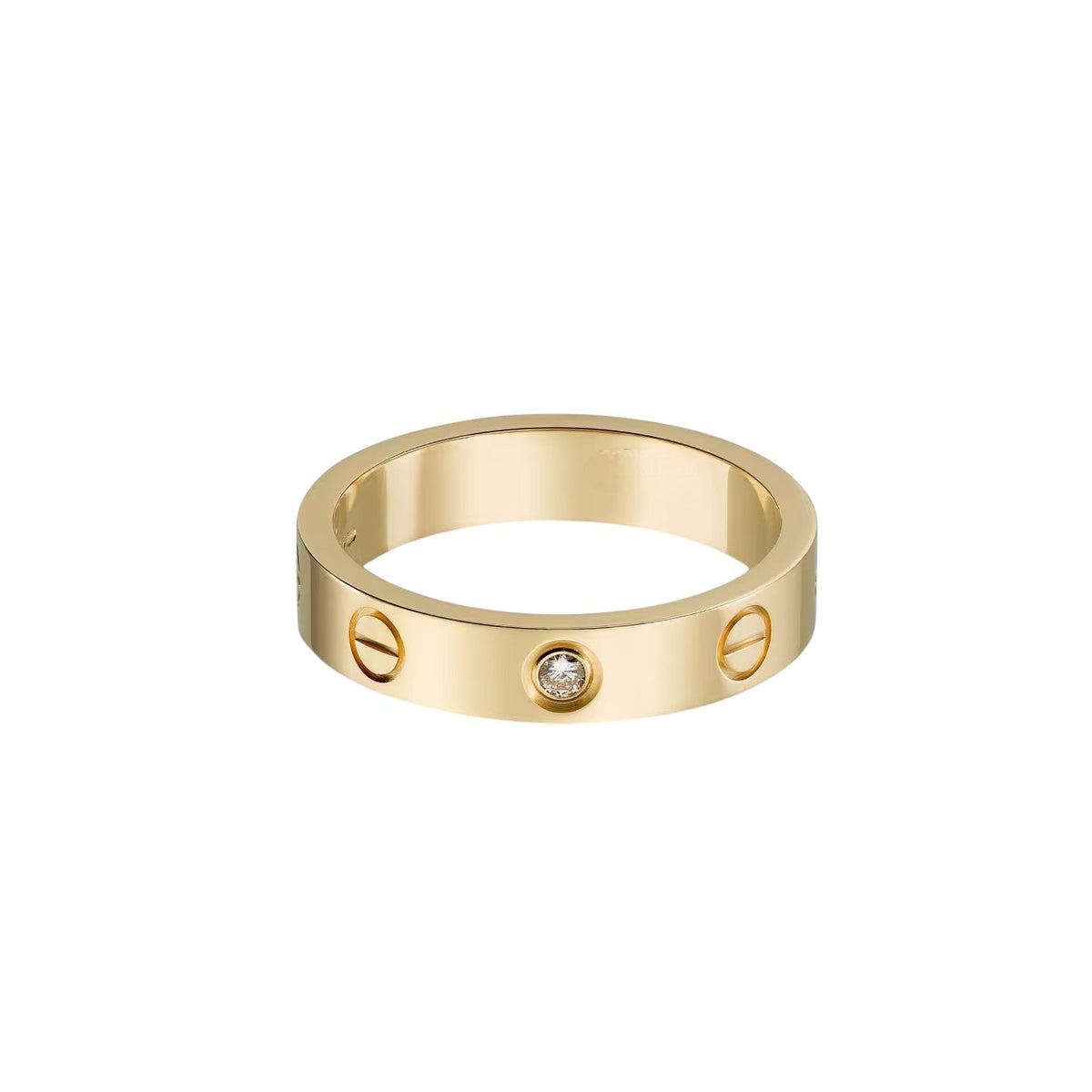 [Rani Jewelry] LOVE 4MM 1 DIAMOND RING