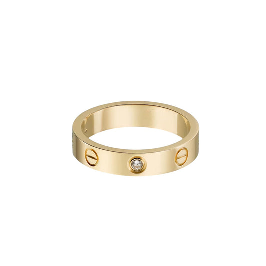 [Rani Jewelry] LOVE 4MM 1 DIAMOND RING