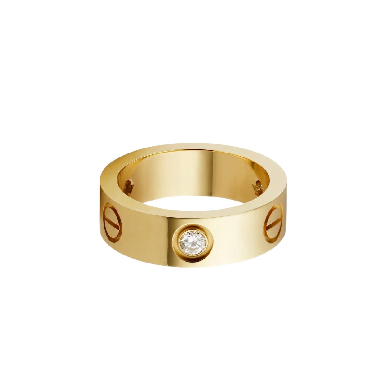 [Rani Jewelry] LOVE 5.5MM 3 DIAMOND RING