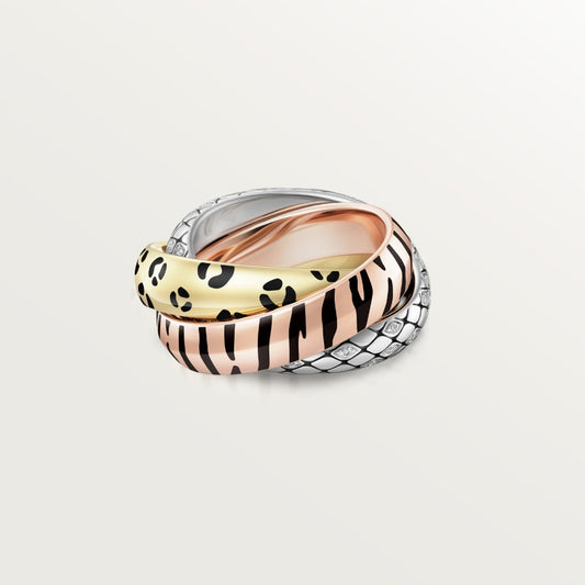 [Rani Jewelry] TRINITY  RING LEOPARD PRINT
