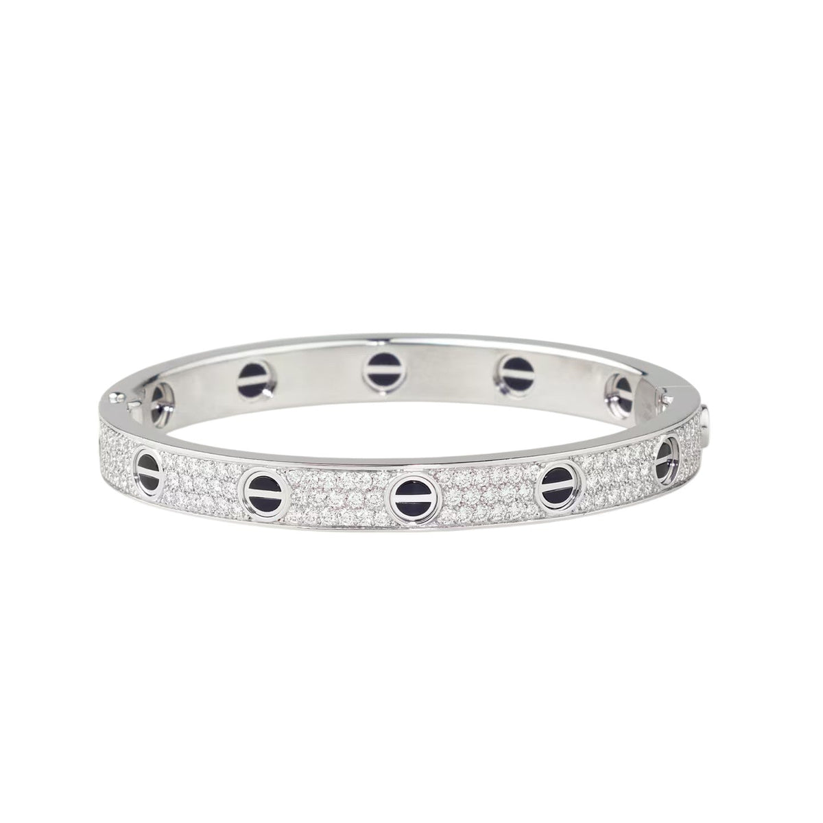 [Rani Jewelry] LOVE BRACELET 6.1MM DIAMOND-PAVED CERAMIC