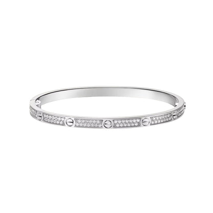 [Rani Jewelry] LOVE BRACELET 3.65MM DIAMOND-PAVED