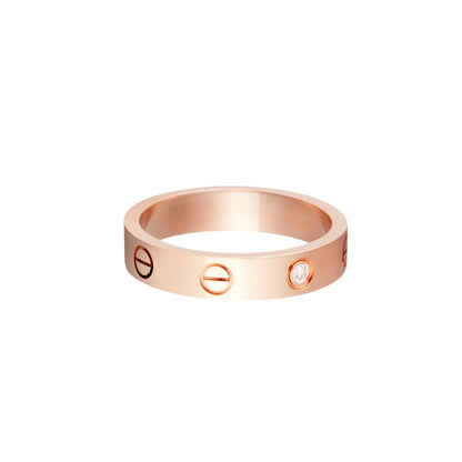 [Rani Jewelry] LOVE 4MM 1 DIAMOND RING