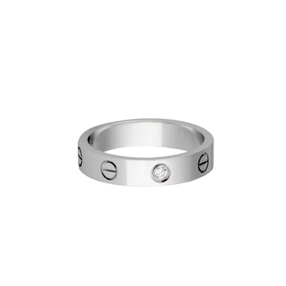 [Rani Jewelry] LOVE 4MM 1 DIAMOND RING