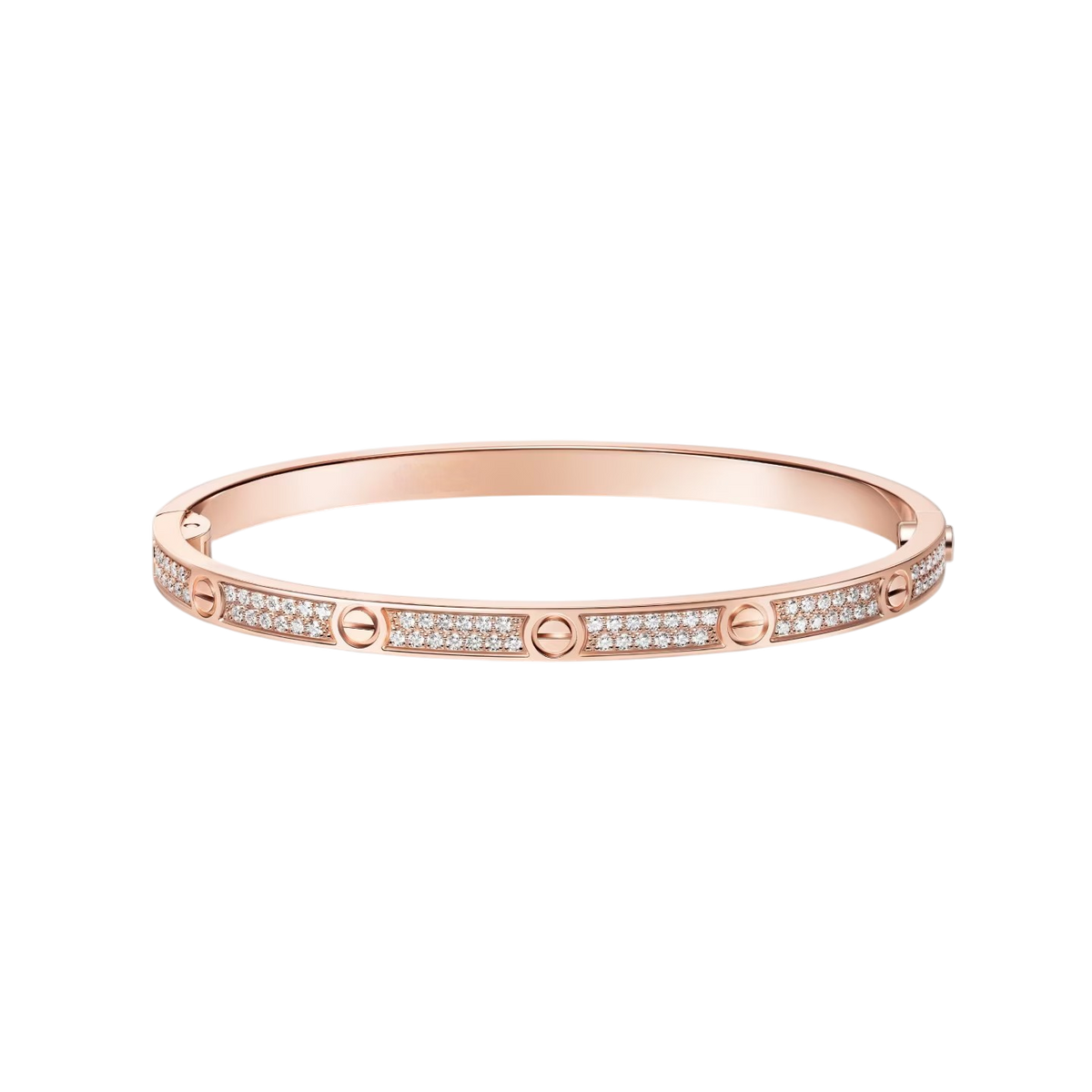 [Rani Jewelry] LOVE BRACELET 3.65MM DIAMOND-PAVED