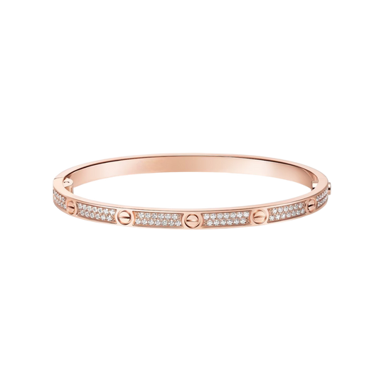 [Rani Jewelry] LOVE BRACELET 3.65MM DIAMOND-PAVED