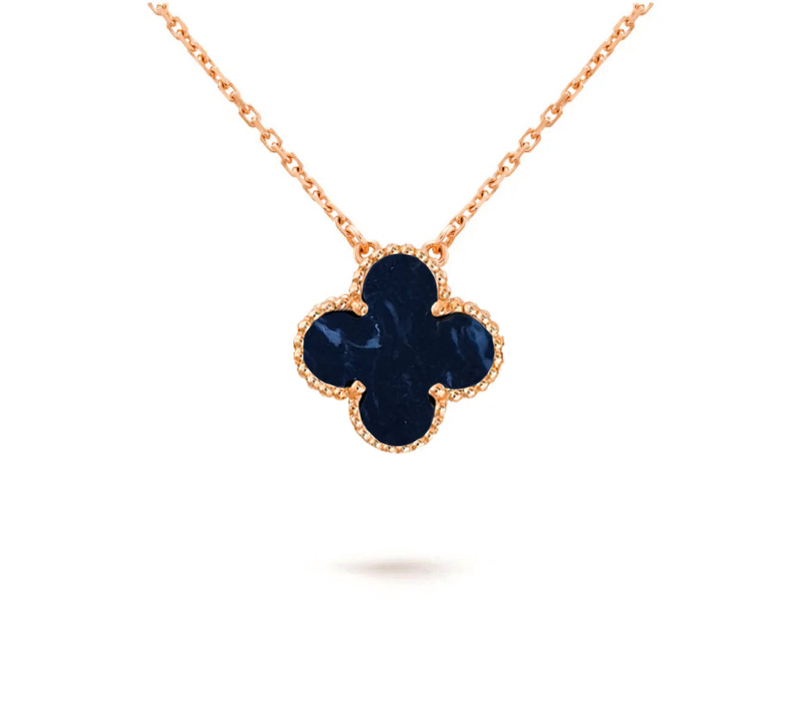 [Rani Jewelry]CLOVER 15MM SINGLE FLOWER NECKLACE COLLECTION