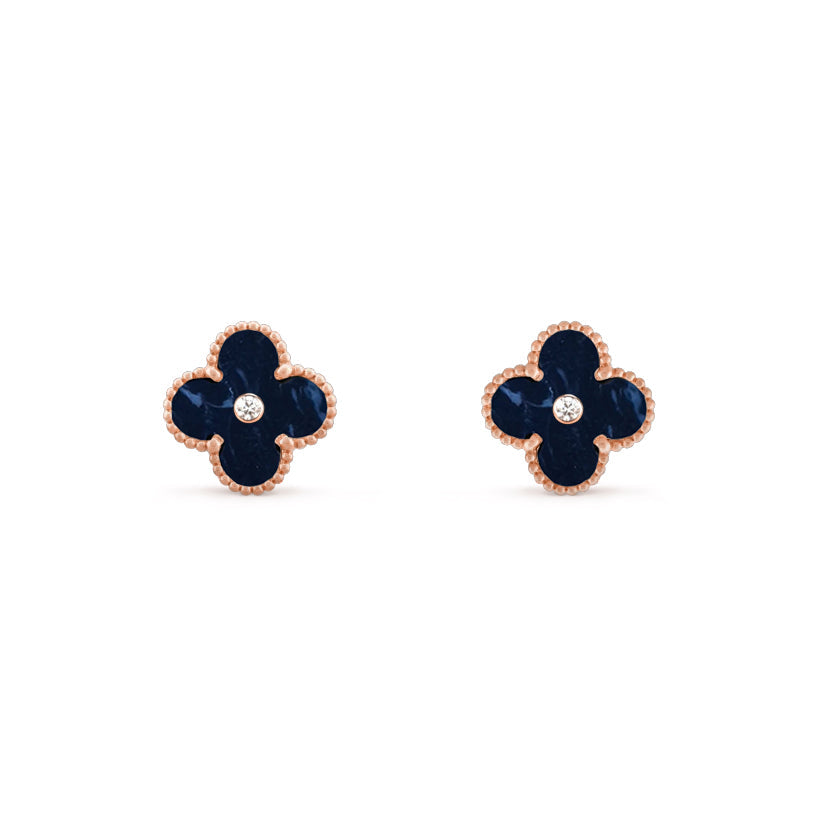 [Rani Jewelry]CLOVER  15MM DIAMOND EARRINGS COLLECTION