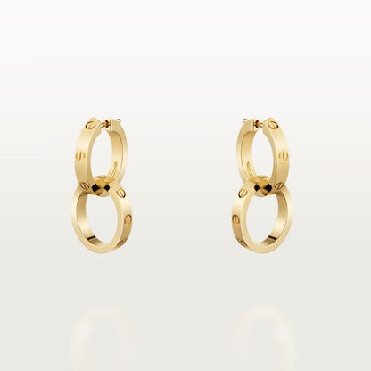 [Rani Jewelry] LOVE 3.3MM DANGLE EARRINGS
