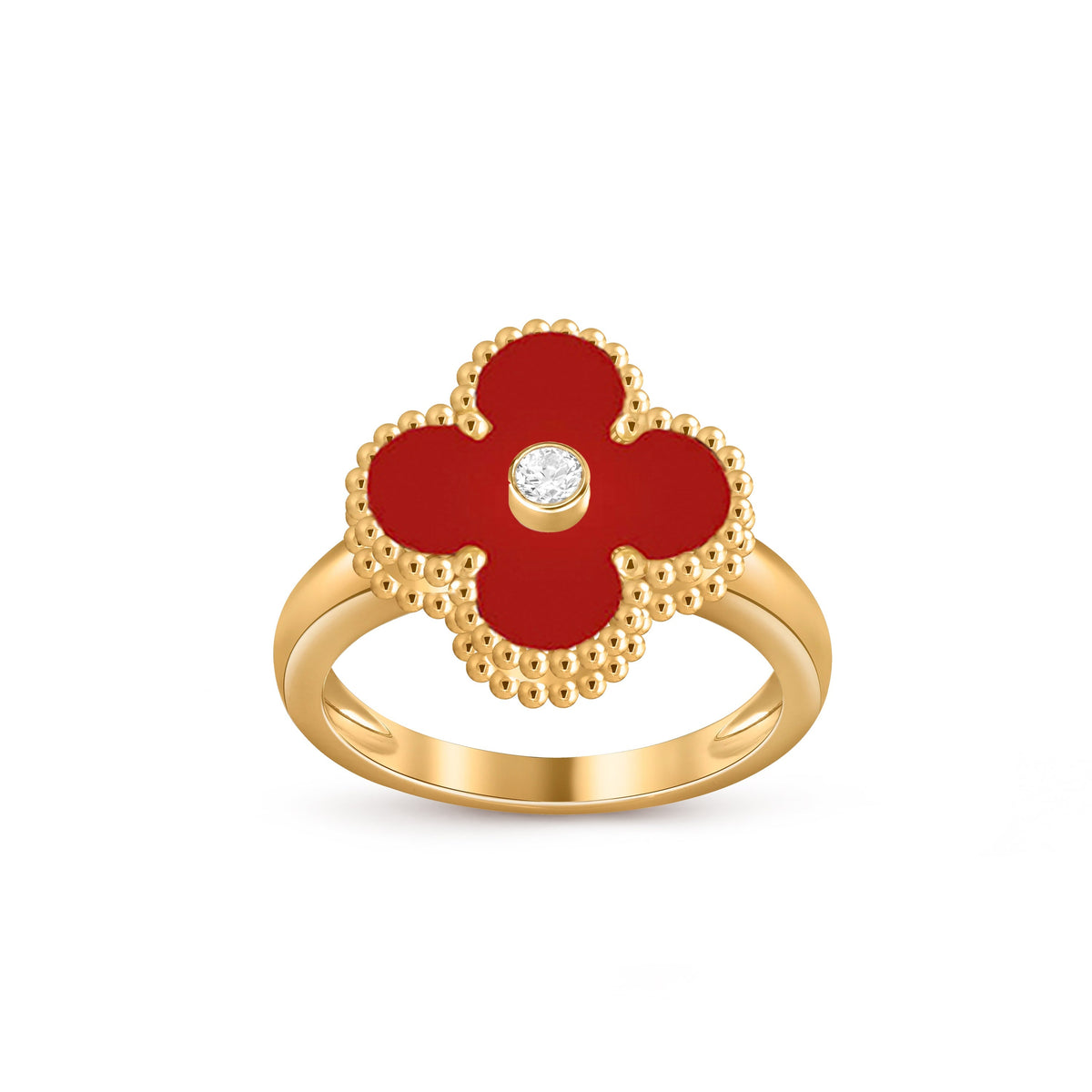 [Rani Jewelry]CLOVER DIAMOND RING GOLD COLLECTION