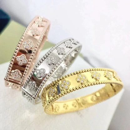 [Rani Jewelry]CLOVER BRACELET 8MM DIAMONDS
