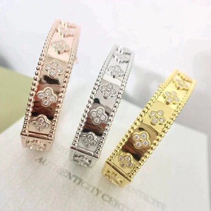 [Rani Jewelry]CLOVER BRACELET 8MM DIAMONDS