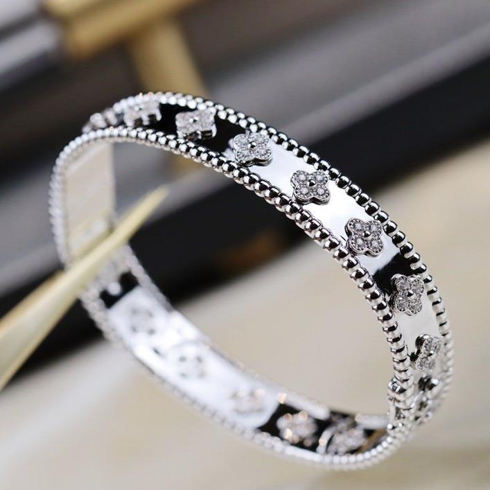 [Rani Jewelry]CLOVER BRACELET 8MM DIAMONDS