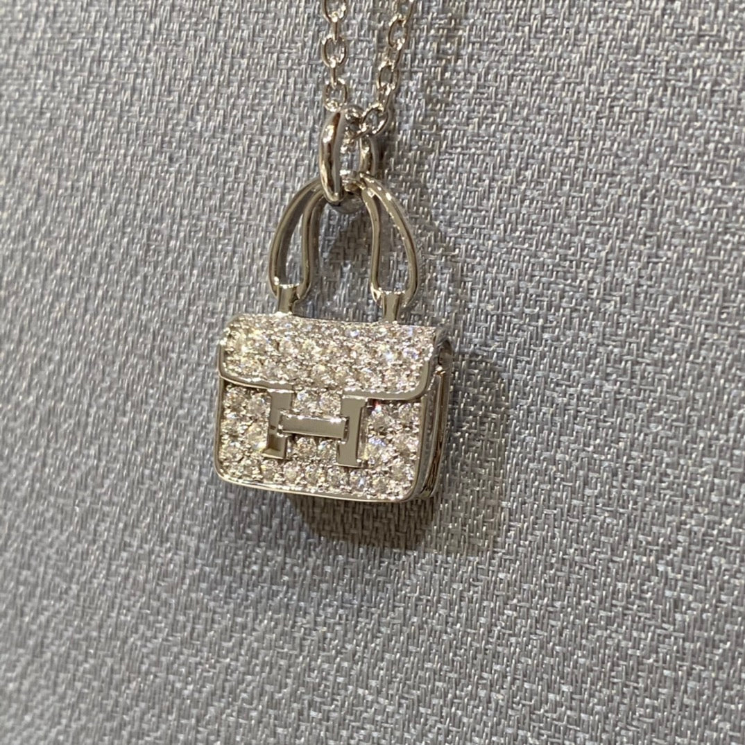 [Rani Jewelry]CONSTANCE PEDANT DIAMOND NECKLACE