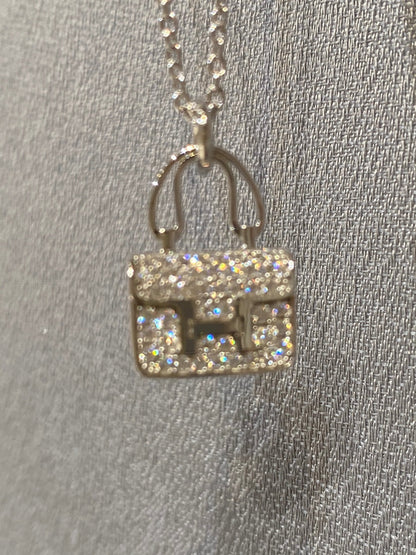 [Rani Jewelry]CONSTANCE PEDANT DIAMOND NECKLACE
