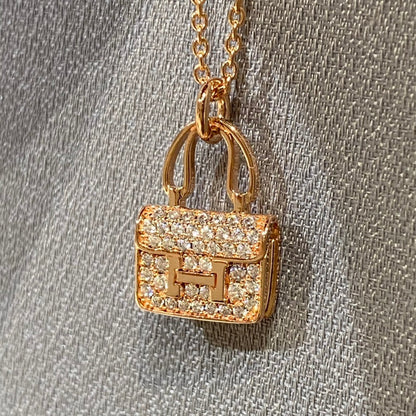 [Rani Jewelry]CONSTANCE PEDANT DIAMOND NECKLACE