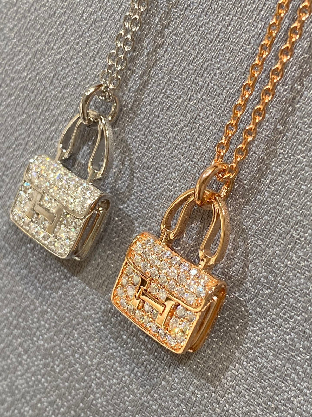 [Rani Jewelry]CONSTANCE PEDANT DIAMOND NECKLACE