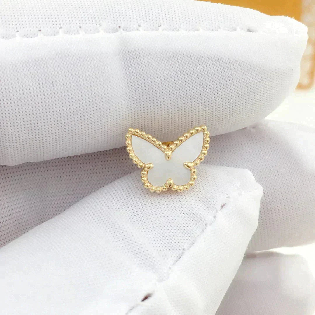 [Rani Jewelry]SWEET BUTTERFLY MOP EARSTUDS