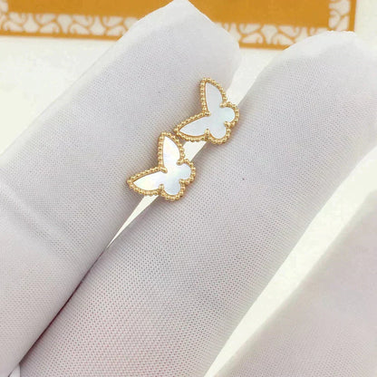 [Rani Jewelry]SWEET BUTTERFLY MOP EARSTUDS
