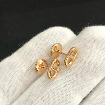 [Rani Jewelry]CHAINE SMALL EARRINGS GOLD AND SILVER