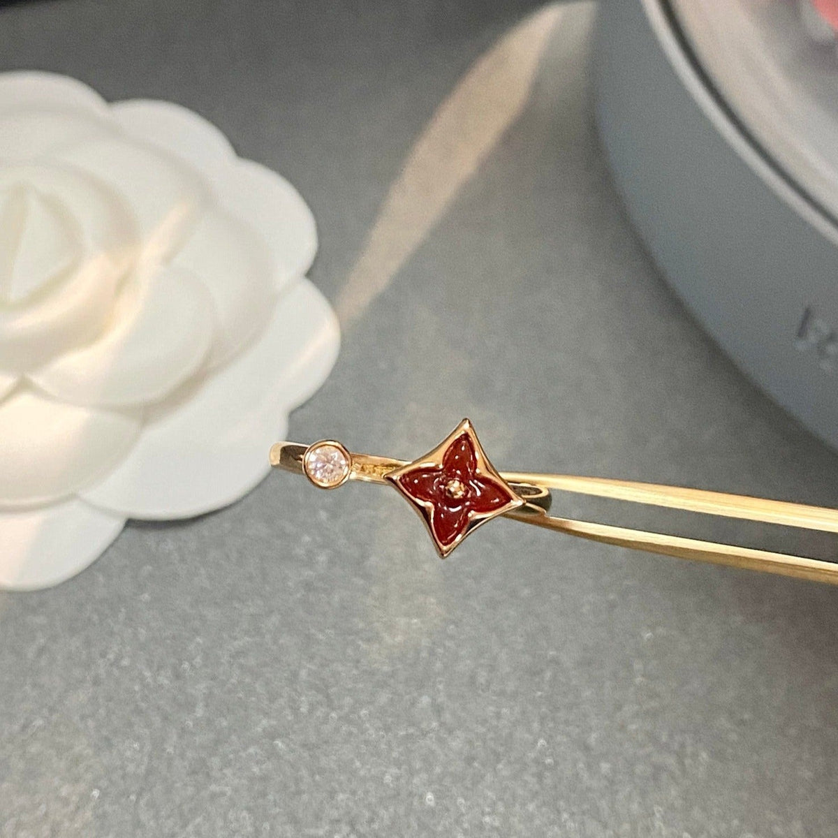[Rani Jewelry]STAR 1 DIAMOND OPEN RING