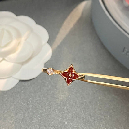 [Rani Jewelry]STAR 1 DIAMOND OPEN RING