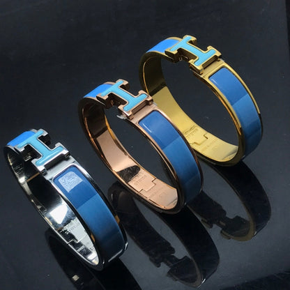 [Rani Jewelry]H BRACELET BLUE RAINBOW CERAMIC