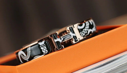 [Rani Jewelry]H TARTAN BRACELET 12MM