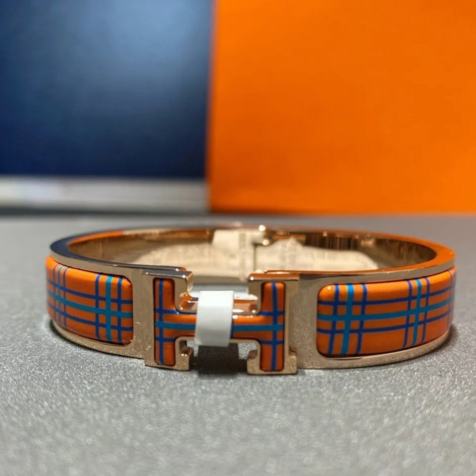 [Rani Jewelry]H TARTAN BRACELET 12MM