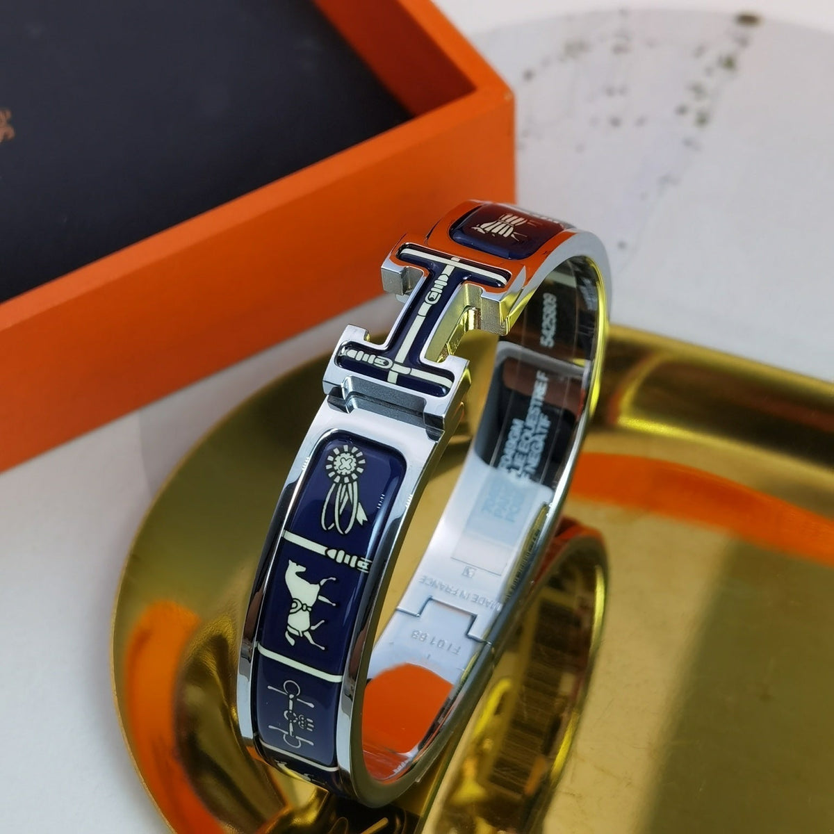[Rani Jewelry]H COUVERTURES DARK BLUE BRACELET