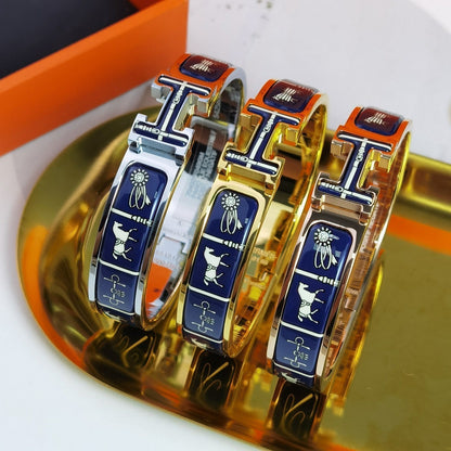 [Rani Jewelry]H COUVERTURES DARK BLUE BRACELET